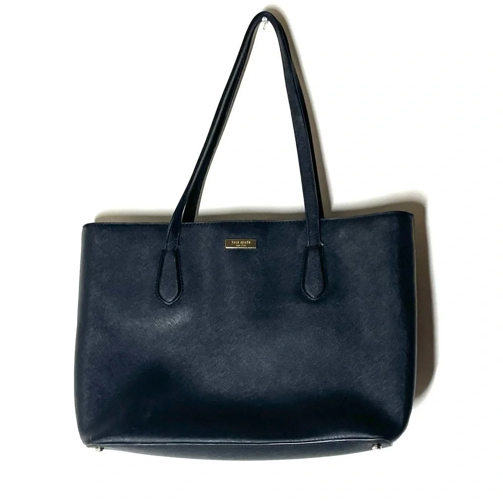 Kate Spade Laurel Way Jaymes Black Saffiano Leather Tote